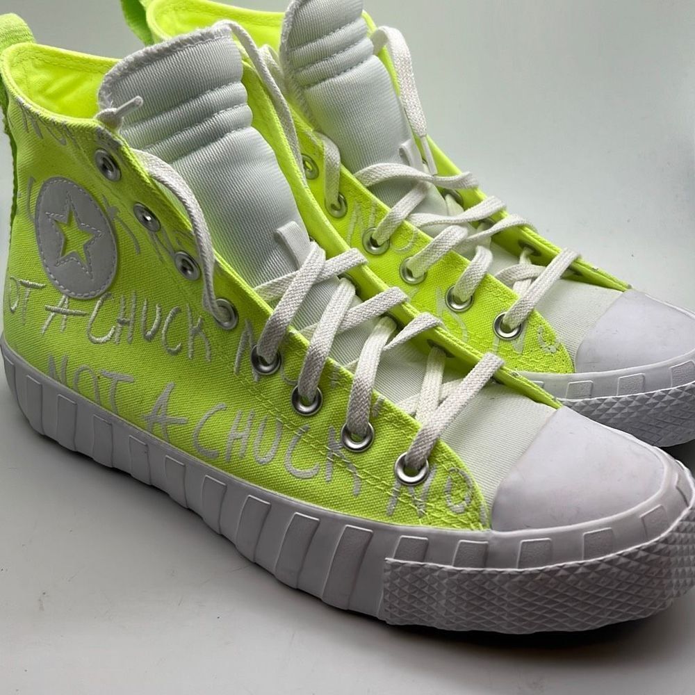 Converse Not A Chuck Unt1tl3d Hi Volt Yellow- NWOB- Men 8 / women 10